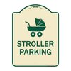 Signmission Stroller Parking With Graphic Heavy-Gauge Aluminum Architectural Sign, 24" x 18", TG-1824-22832 A-DES-TG-1824-22832
